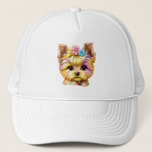Cute and Adorable Baby Yorkie Trucker Hat