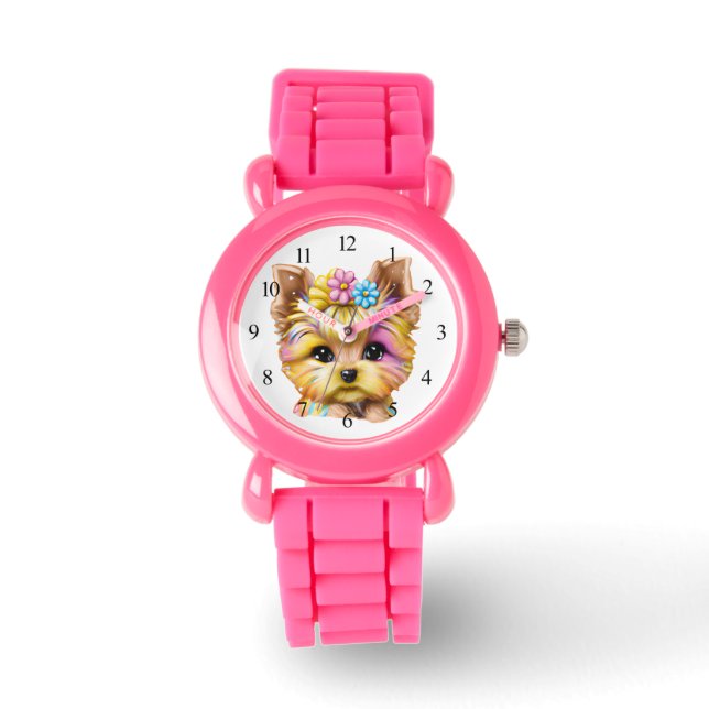 Cute and Adorable Baby Yorkie Watch (Front)