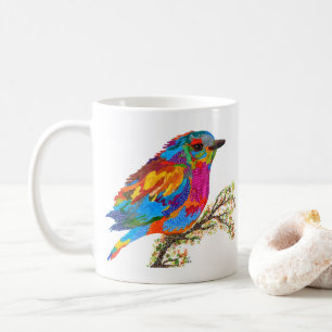 Cute and Adorable Bird on a Branch Mug