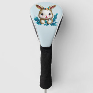 Cute and Adorable Kawaii Baby Bunny  Golf Head Cover