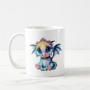 Cute and Adorable Kawaii Baby Dragon Coffee Mug