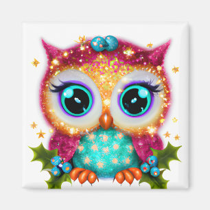 Cute and Adorable Kawaii Baby Owl   Magnet