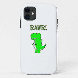 Cute and Angry T-Rex RAWR iPhone 11 Case