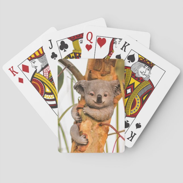 Cute and beautiful Koala Playing Cards (Back)