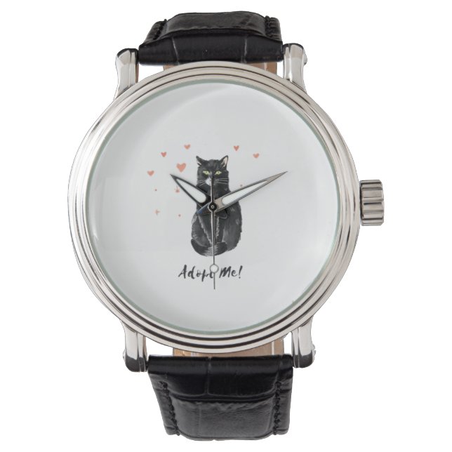 Cute and Black Cat Adopt Me    Watch (Front)