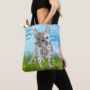 Cute and Colorful French Bulldog Tote Bag