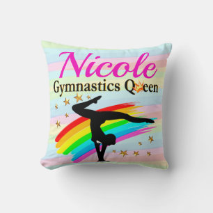 CUTE AND COLORFUL GYMNASTICS DESIGN CUSHION