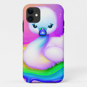 Cute and Colourful Baby Swan iPhone 11 Case