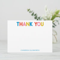 Cute and Colourful Bold Typography Personalised