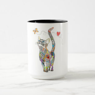Cute and Colourful Cat Mug