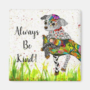 Cute and Colourful Chihuahua Magnet 2"