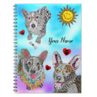 Cute and Colourful Corgi Spiral Notebook