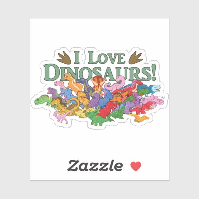 Cute and Colourful Dinosaurs (Sheet)