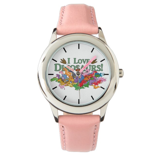 Cute and Colourful Dinosaurs Watch (Front)