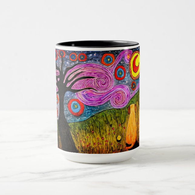 Cute and Colourful Dog Mug (Center)