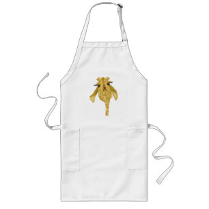 Cute And Colourful Giraffe Long Apron