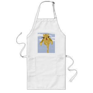 Cute And Colourful Giraffe Long Apron