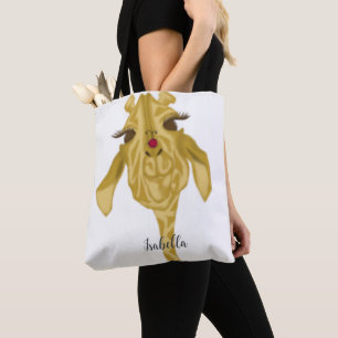 Cute And Colourful Giraffe Tote Bag