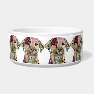 Cute and Colourful Labrador Retriever Dog Bowl