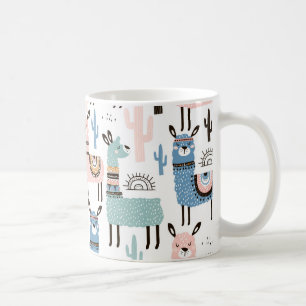 Cute and Colourful Llama Mug