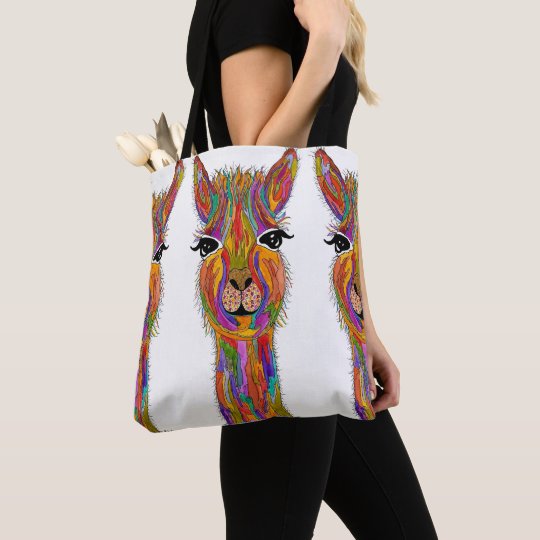 colourful tote bag