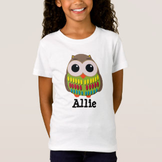 Cute and Colourful Owl Child's T Shirt