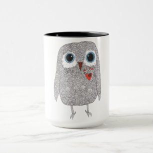 Cute and Colourful Owl Mug