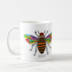 Cute and Colourful Queen Bee Mug