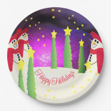 Cute And Colourful Snowman