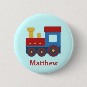 Cute and Colourful Train for Boys 6 Cm Round Badge