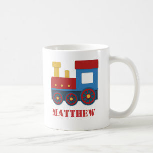 Cute and Colourful Train for Boys Coffee Mug