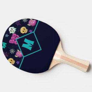 CUTE AND CREEPY HALLOWEEN  PING PONG PADDLE