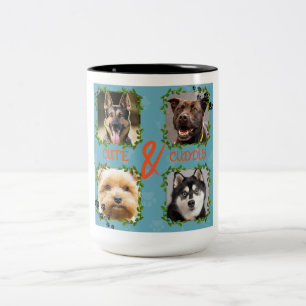Cute and Cuddly Custom Pet Photo Collage Mug