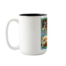 Cute and Cuddly Custom Pet Photo Collage Mug