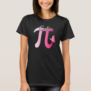Cute And Cutie Pi Math Pie Butterfly Adorable Math T-Shirt