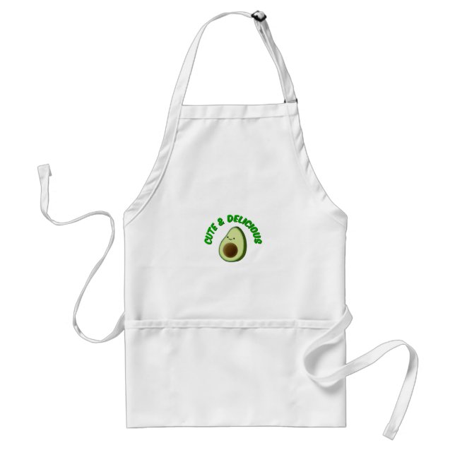 Cute And Delicious Avocado Standard Apron (Front)