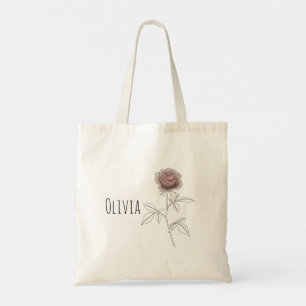 Cute and Elegant Flowers Tote Bag