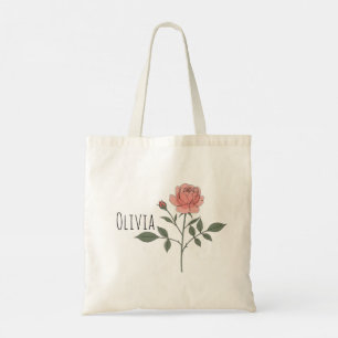 Cute and Elegant Flowers Tote Bag