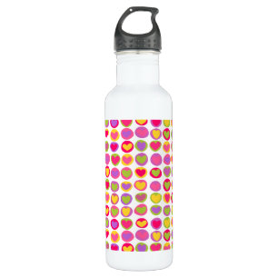 Cute and Fun Multicolor Valentine's Day Hearts  710 Ml Water Bottle
