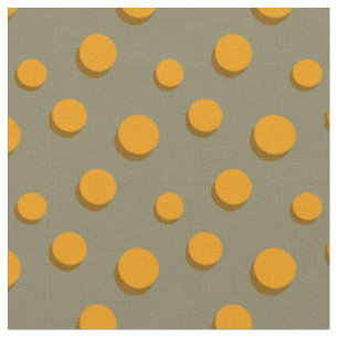 Cute and Funny 3D Polka Dots Unisex Vintage Grey Fabric