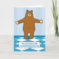 Cute and Funny Bear Hug Birthday