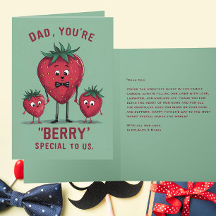Cute and Funny Berry Special Father's Day Card