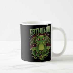 Cute And Funny Cathulhu Kawaii Cat Cthulhu  Coffee Mug