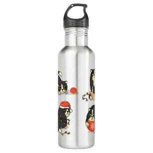 Cute and Funny Christmas Cats 710 Ml Water Bottle