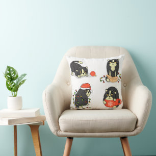 Cute and Funny Christmas Cats Cushion