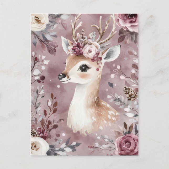 Cute and funny Christmas Postcard (Front)