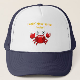 Cute and Funny Crab Design for Ocean Lovers Trucker Hat