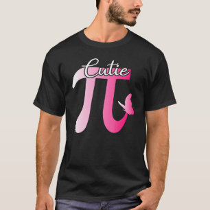 Cute And Funny Cutie Pi Math Pie Butterfly Adorabl T-Shirt