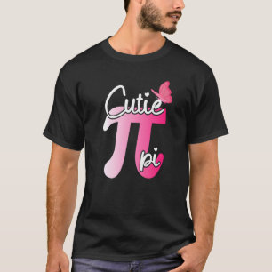 Cute And Funny Cutie Pi Math Pie Butterfly Adorabl T-Shirt
