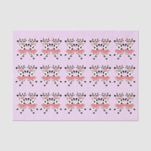 Cute and funny dancing cows    tissue paper